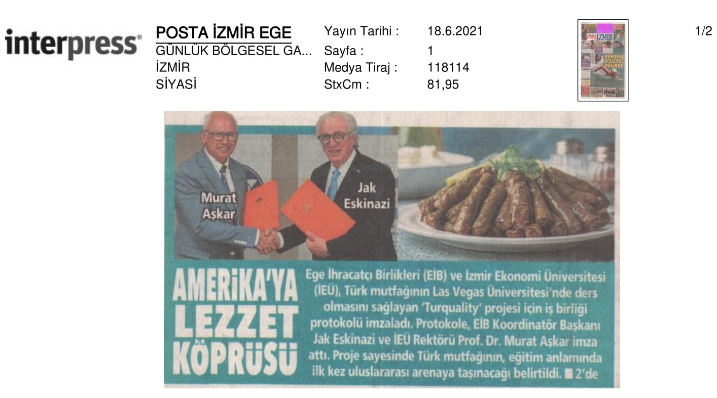 Türk mutfağı için dev birliktelik