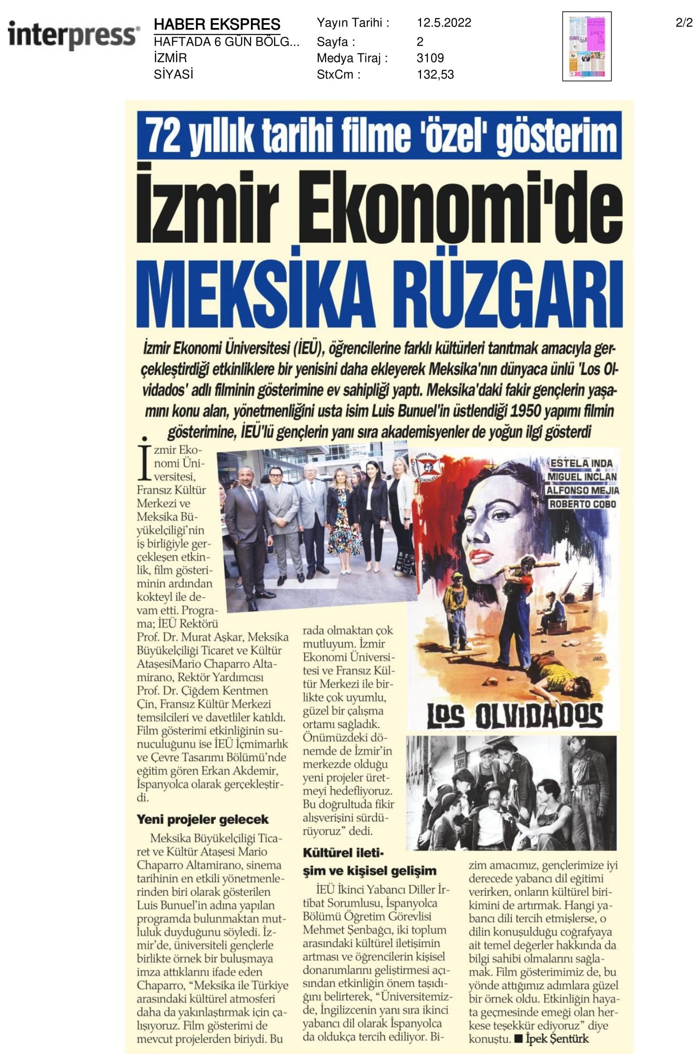 İzmir Ekonomi'de 'Meksika' rüzgarı