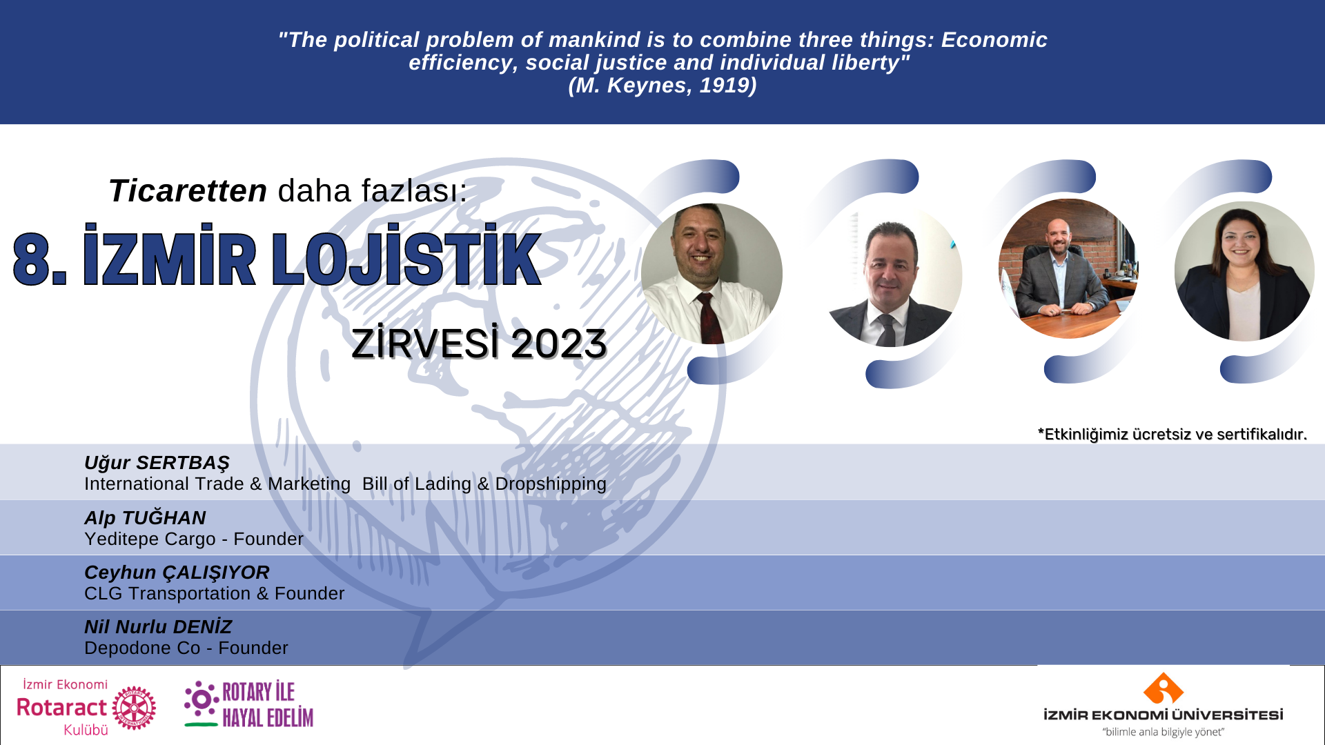 8th Izmir Logistics Summit - Rotaract Club of İzmir Ekonomi