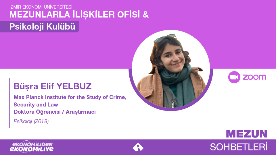 Alumni Relations Office & Psychology Club Alumni Talks–2 – Büşra Elif Yelbuz