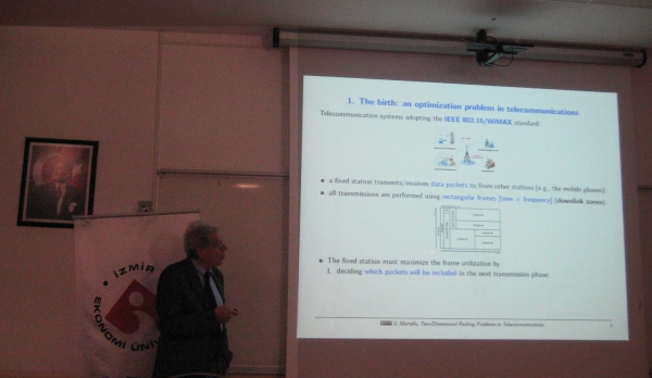 World-Famous Prof. Dr. Silvano Martello Gave A Seminar at Our University 