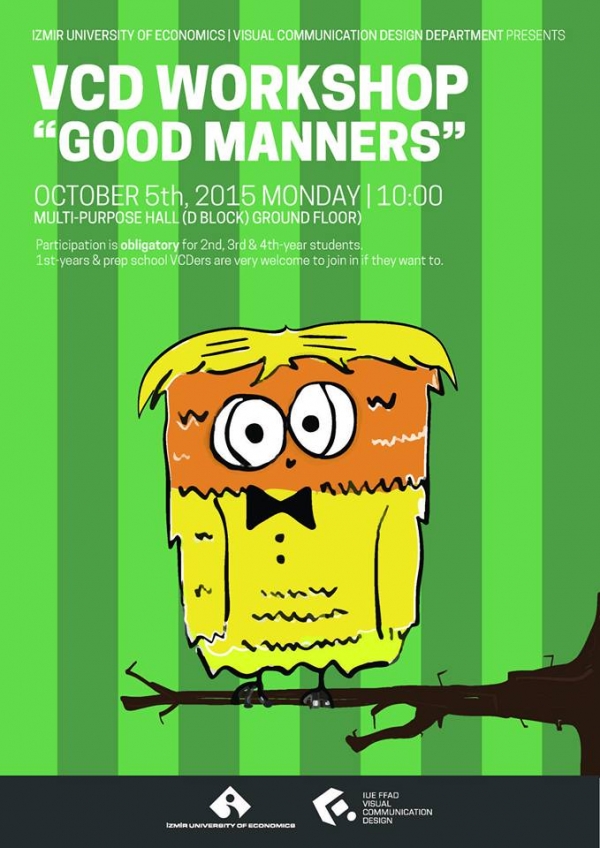 VCD Good Manners Workshop [5-9 Ekim 2015]