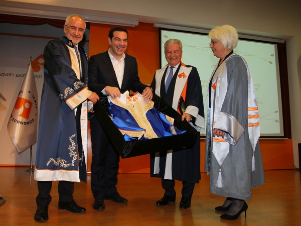 HONORARY DOCTORATE DEGREE TO TSIPRAS
