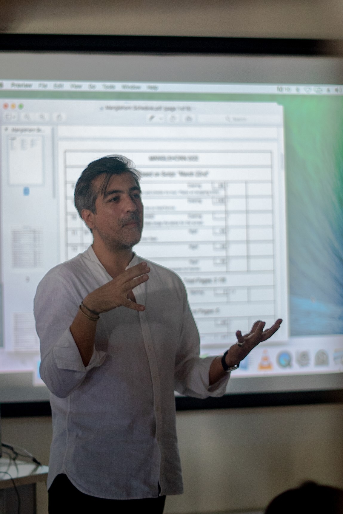 Cinema and Digital Media department hosted assistant director and producer Atilla Salih Yücer   