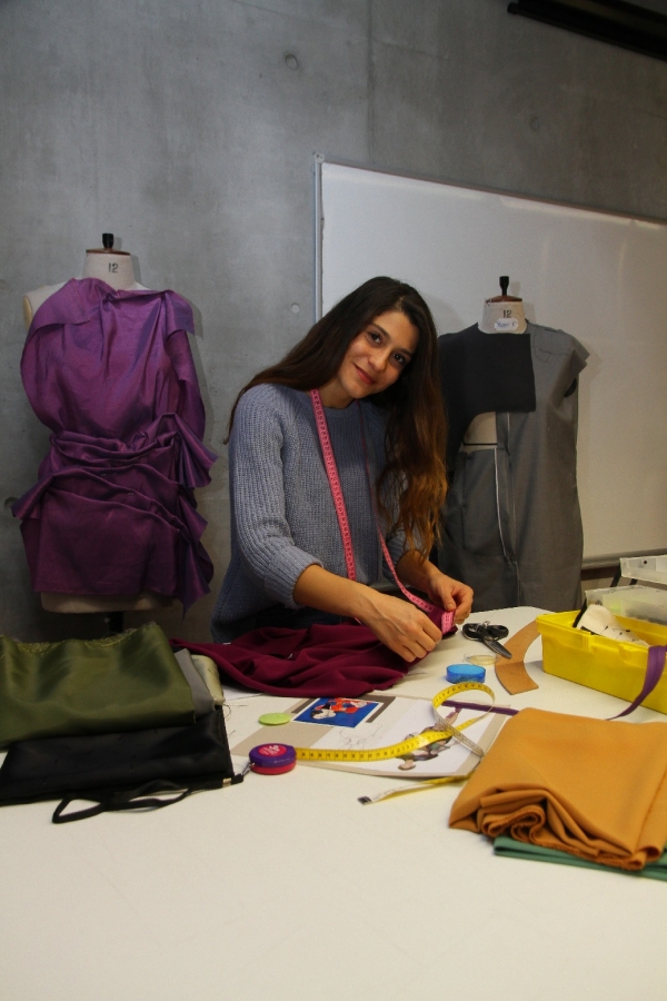 YOUNG FASHION DESIGNER OF IUE CREATED DESIGNS FOR CABIN CREW