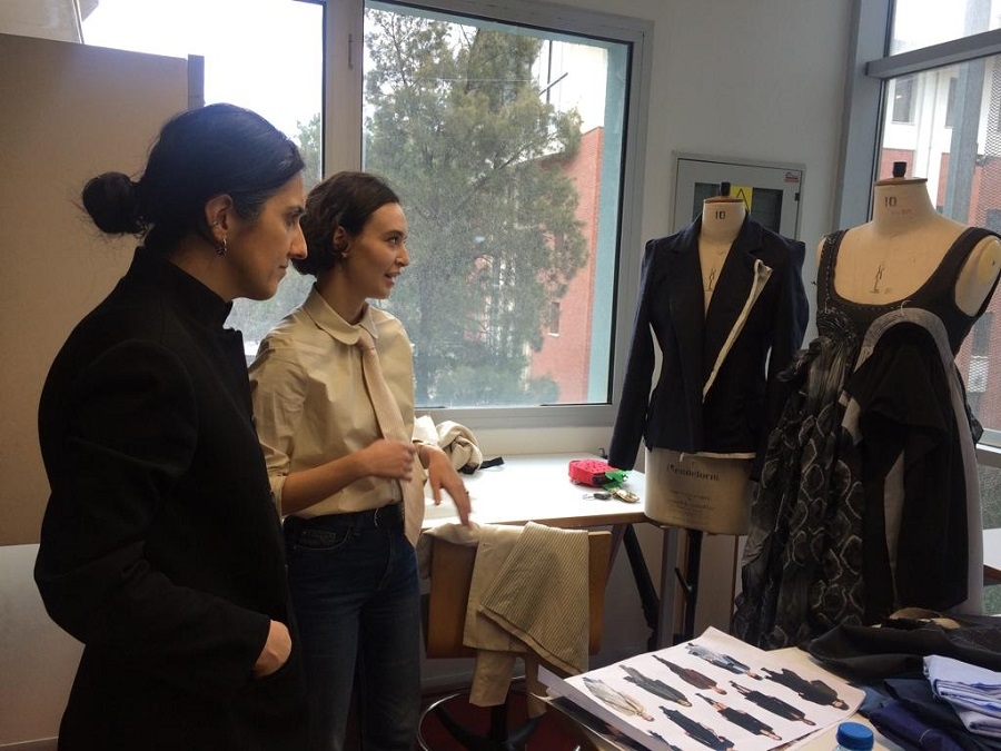 Fashion and Textile Design Department hosted successful fashion designer Hatice Gökçe...