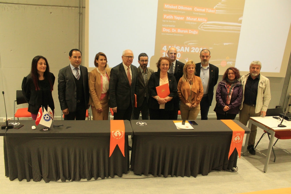 Medya ve İletişim Bölümü ile İzmir Gazeteciler Cemiyeti arasında ortaklık protokolü imzalandı