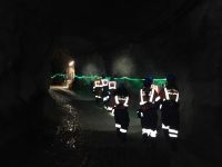 Ocupational Health and Safety program students in TUPRAG gold mine 