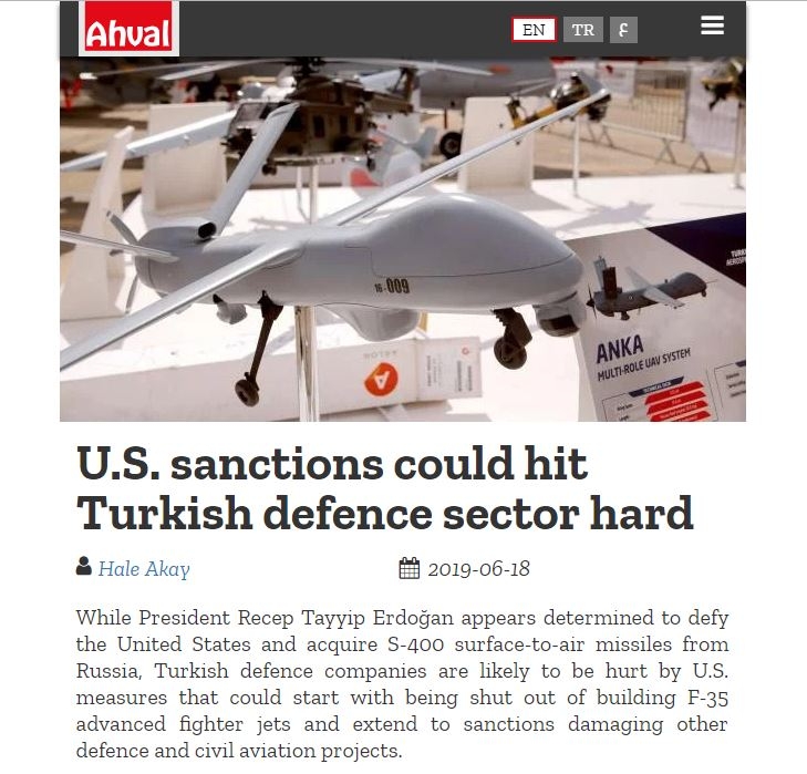 Sıtkı Egeli Ahvalnews'e konuştu: "ABD'nin yaptırımları Türk Savunma Sanayisini zor duruma sokabilir"