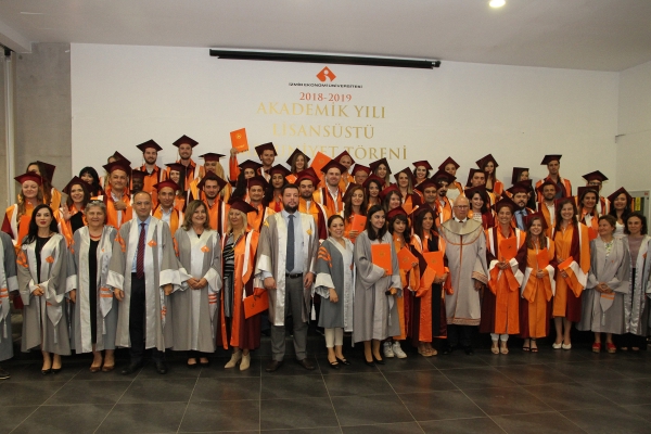 Enthusiastic graduation at Izmir University of Economics 