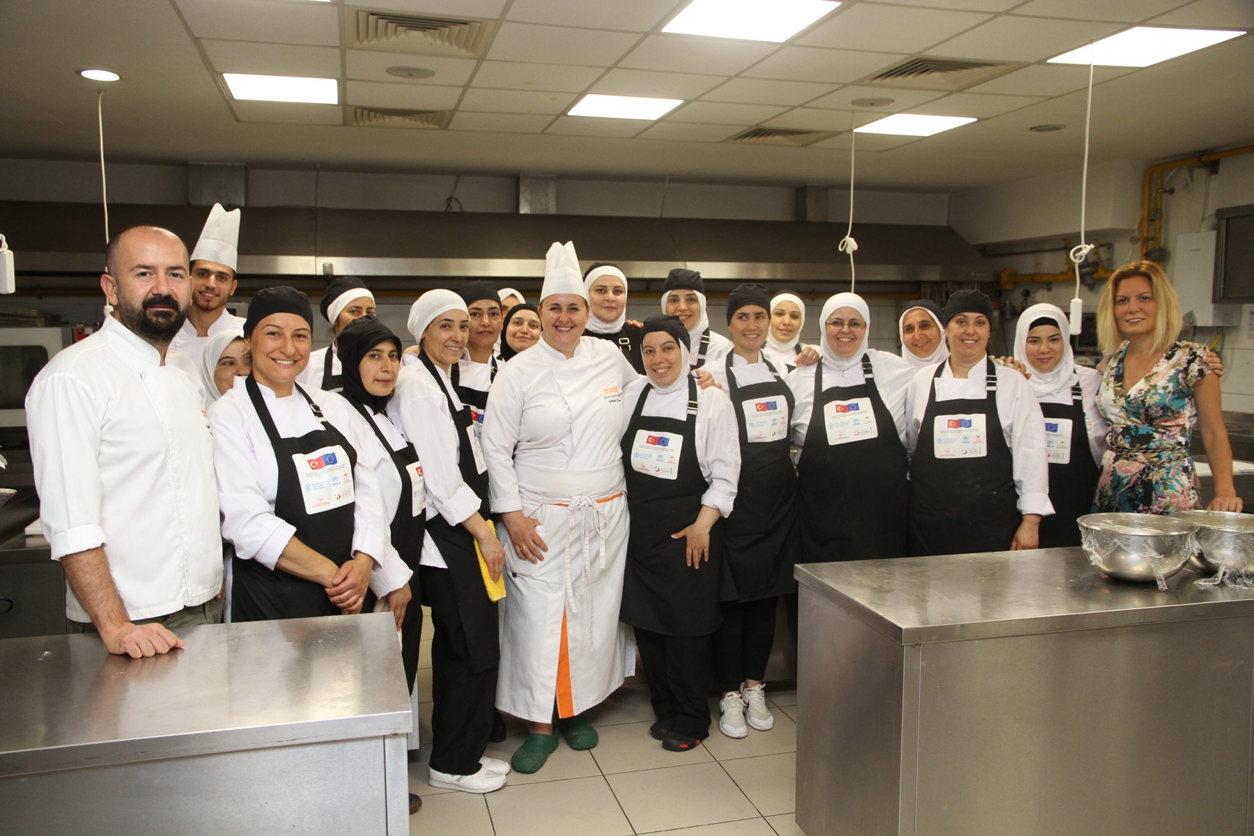 Suriyeli kadınlar, Türk mutfağını öğrenerek meslek sahibi olacak