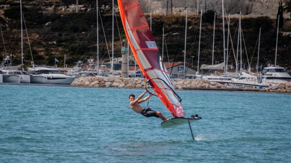 Started windsurfing as a hobby, now getting ready for Olympics