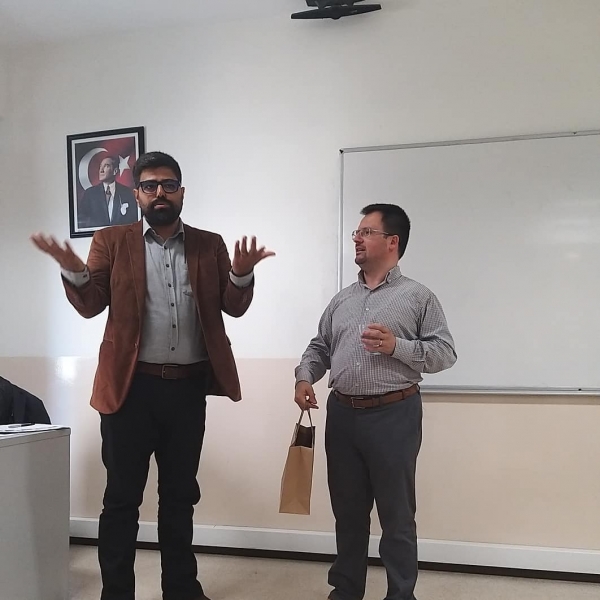 Şener Aktürk gave a seminar titled "Democracy and Multiculturalism"