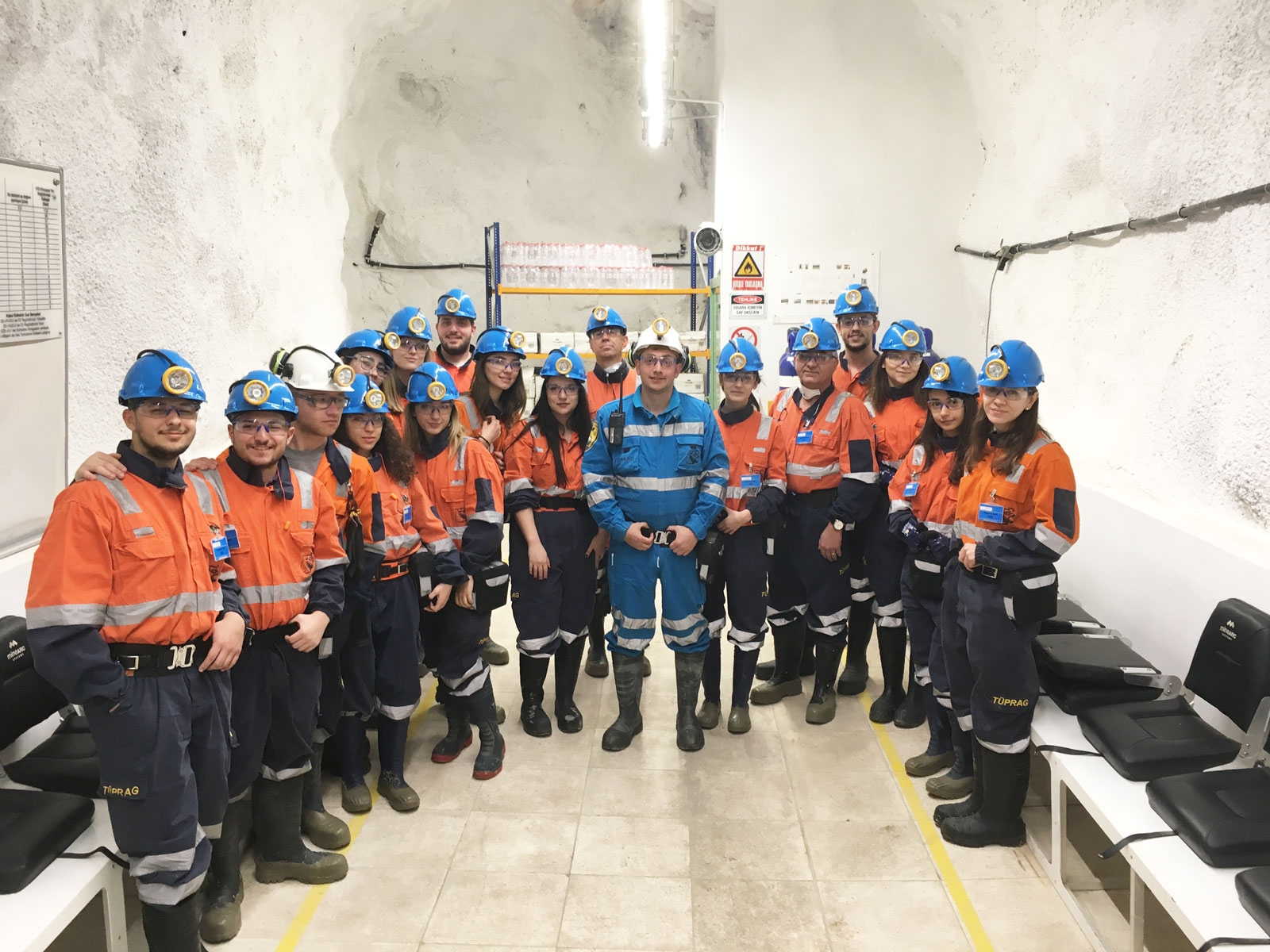 Technical trip at 230 meters below ground surface