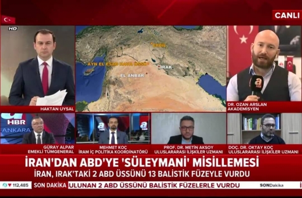 Ozan Arslan A Haber yayınına katıldı