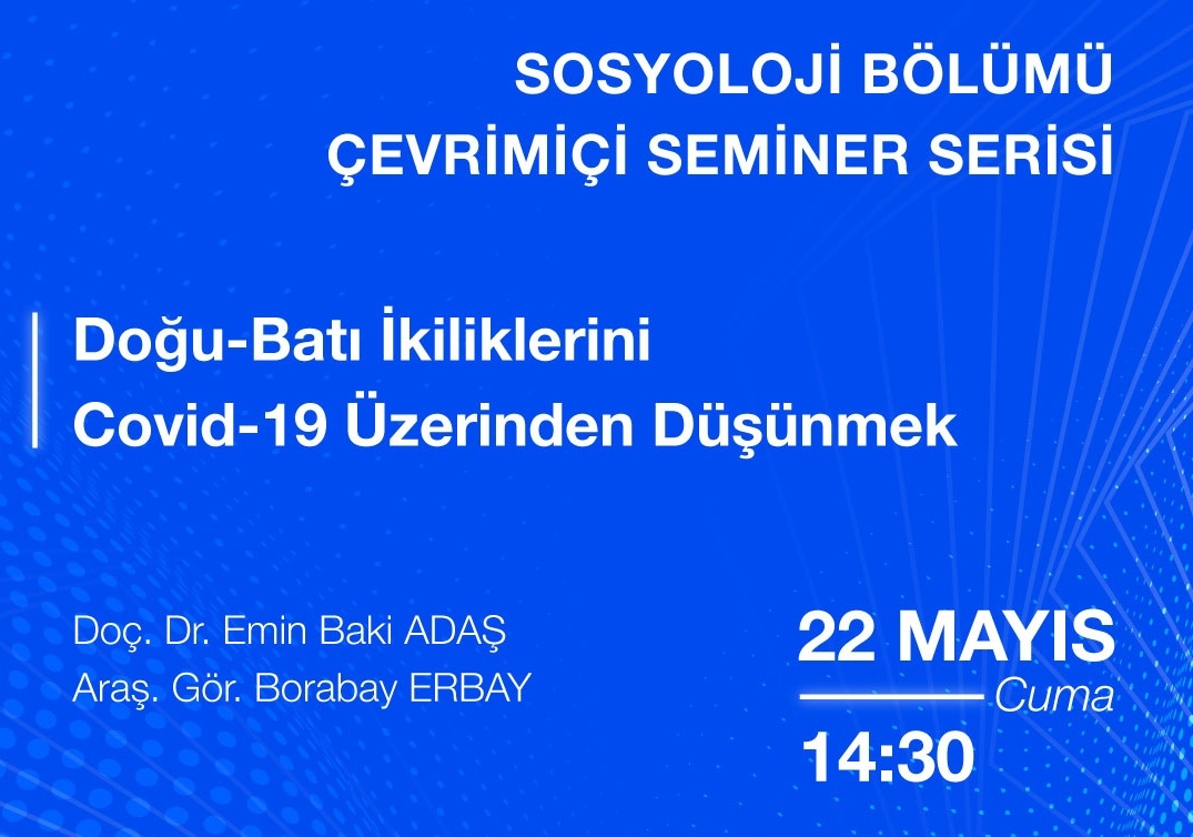 Sosyoloji Forumları'nın Dördüncüsü 22 Mayıs'ta Düzenlenecek