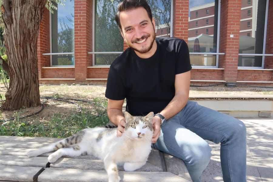 Caring for stray animals on campus
