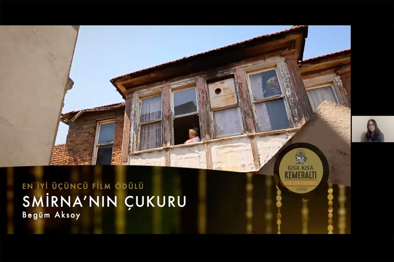 Kısa Kısa Kemeraltı'nda mezunumuz Begüm Aksoy en iyi üçüncü film ödülünün sahibi oldu