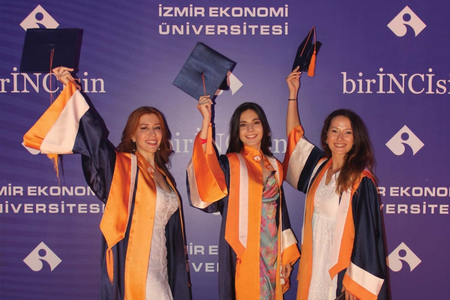 Graduation Enthusiasm at Izmir University of Economics 