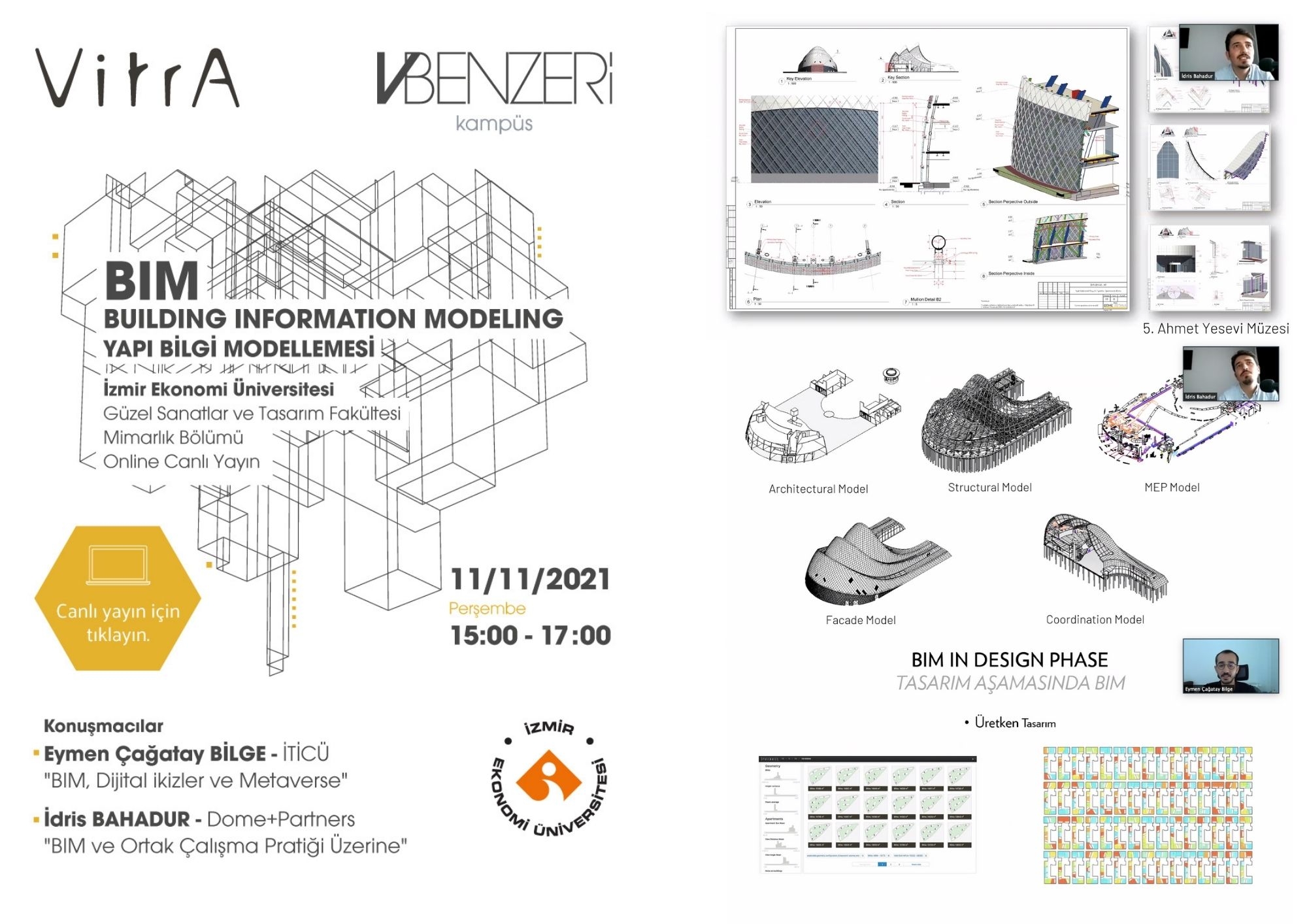 Vitra & VBenzeri Kampüs işbirliği ile “BIM: Bina Bilgi Modellemesi”