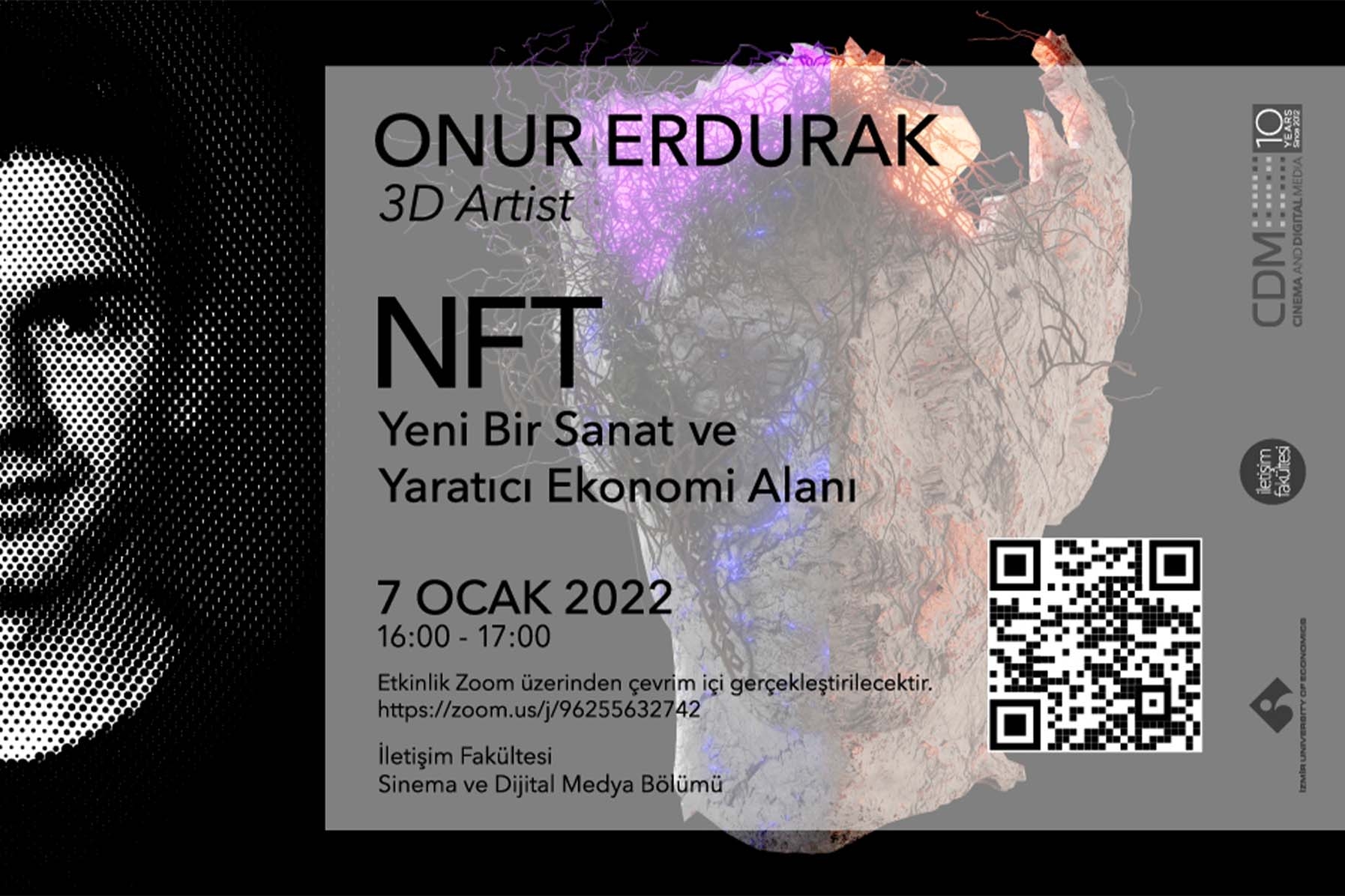 Sinema ve Dijital Medya Bölüm Söyleşisi: “NFT: Yeni Bir Sanat ve Yaratıcı Ekonomi Alanı”