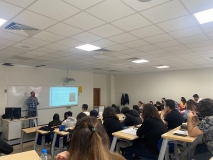 As part of the seminar series, IUE Department of English Translation and Interpreting, Faculty of Arts and Sciences, hosted famous translator Yiğit Kadir Us.