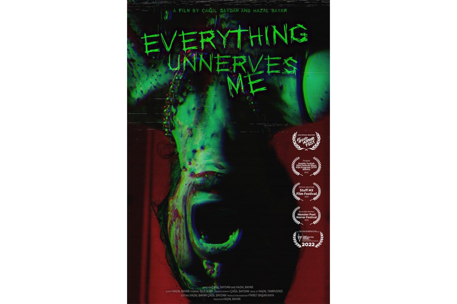 Everything Unnerves Me, directed by Hazal Bayar and Çağıl Saydam at  International Festivals - Department of Cinema and Digital Media