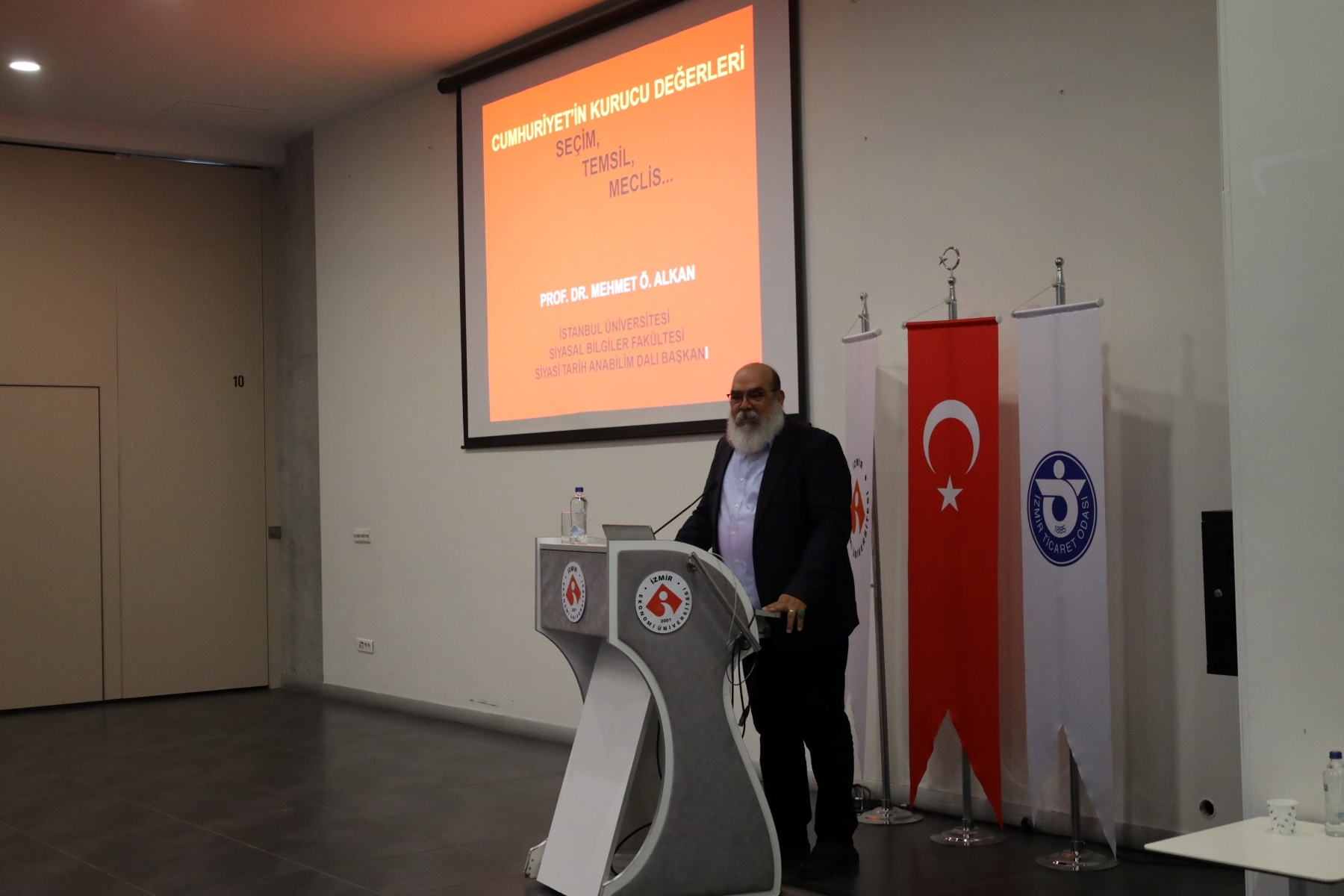Fakülte açılış dersimizde Prof. Dr. Mehmet Ö. Alkan’ı ağırladık