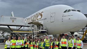 Havacılık Öğrencilerimiz İstanbul Havalimanı'nda Emirates Airbus A380 Uçuş Operasyonu'na Katıldılar