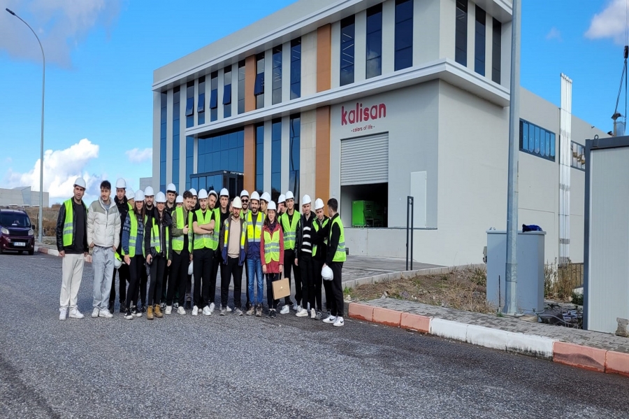 İnşaat Teknolojisi Öğrencilerinden ALOSBİ’ye Teknik Gezi