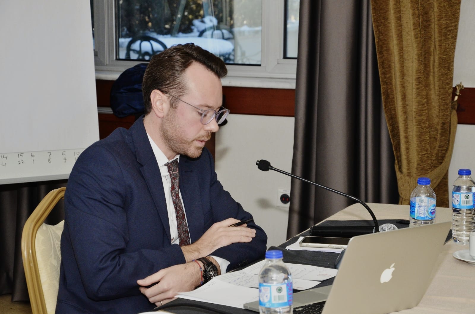 Umut Can Adısönmez gave a seminar on “Turkey between Regional and Global Crises”