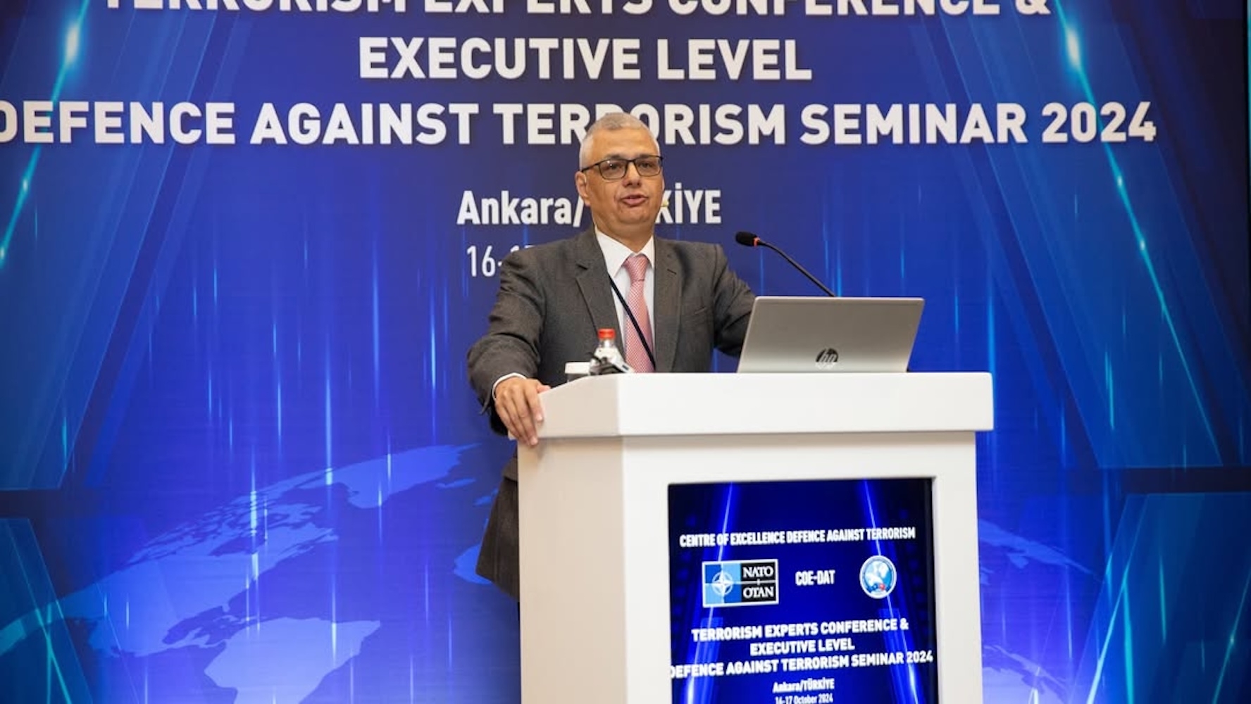 Sıtkı Egeli was a speaker at the Terrorism Experts Conference