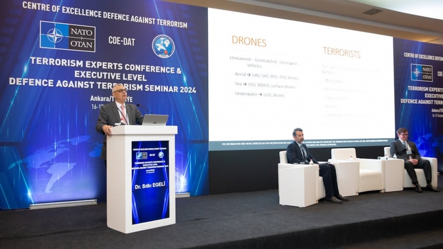 Sıtkı Egeli was a speaker at the Terrorism Experts Conference