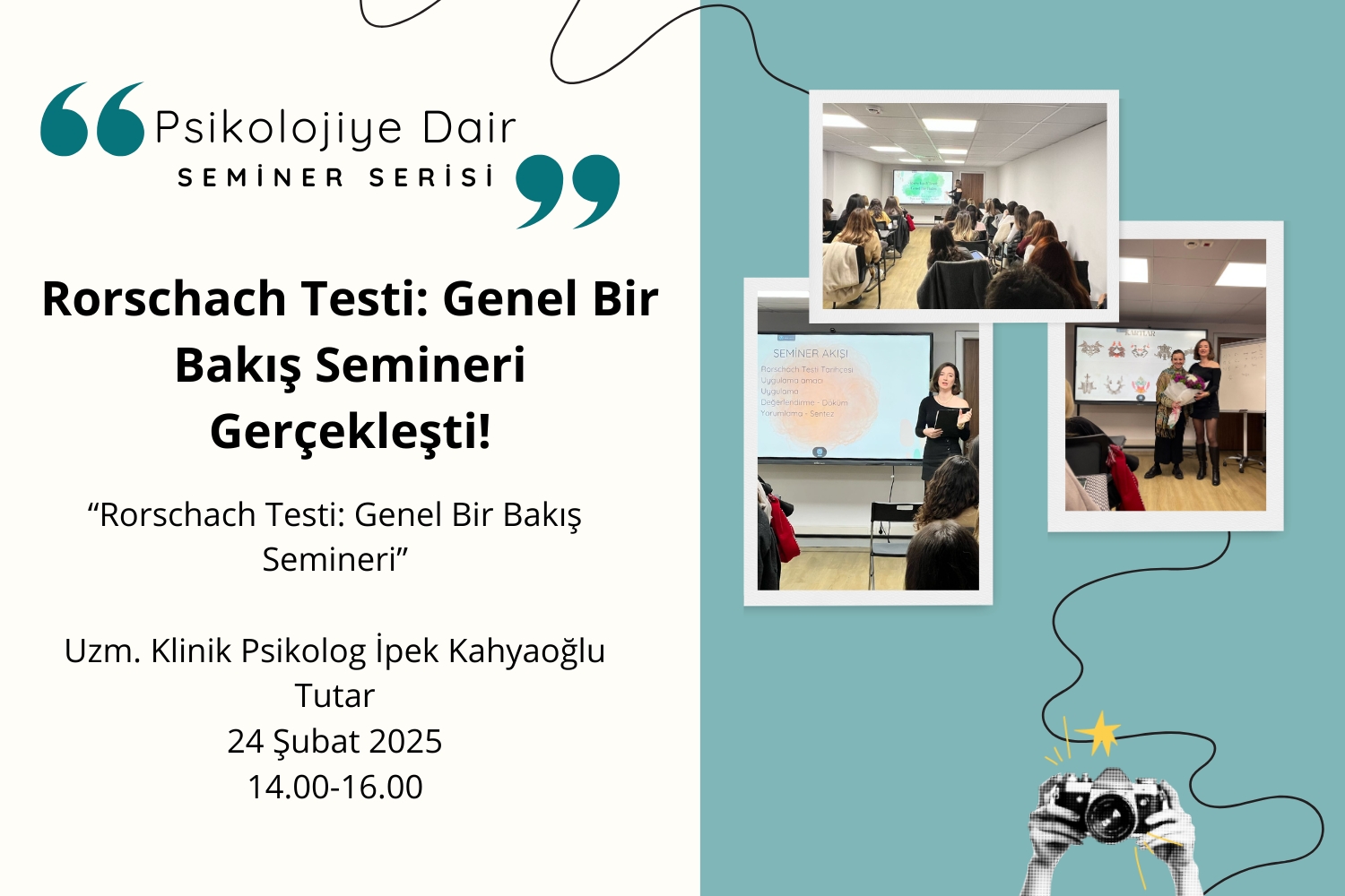 Psikolojiye Dair Seminer Serisi 2- Rorschach Testi: Genel Bir Bakış Semineri