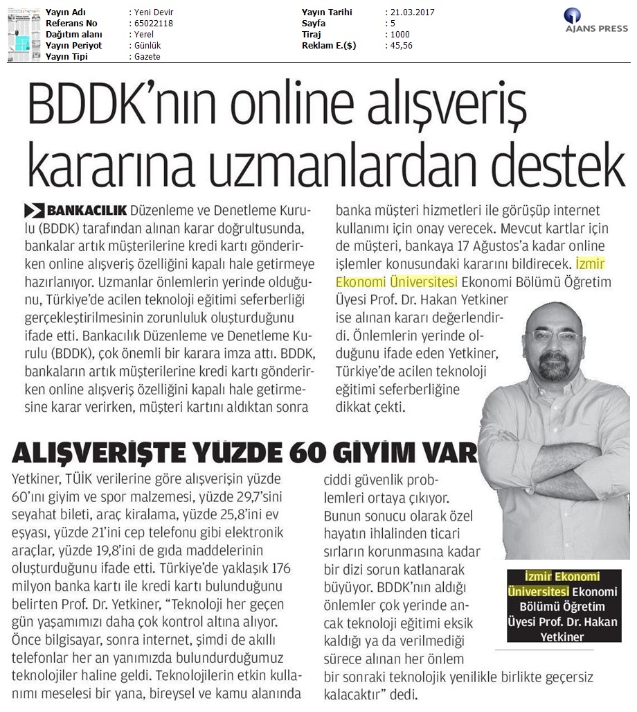 BDDK'nın online alışveriş kararlarına uzmanlardan destek