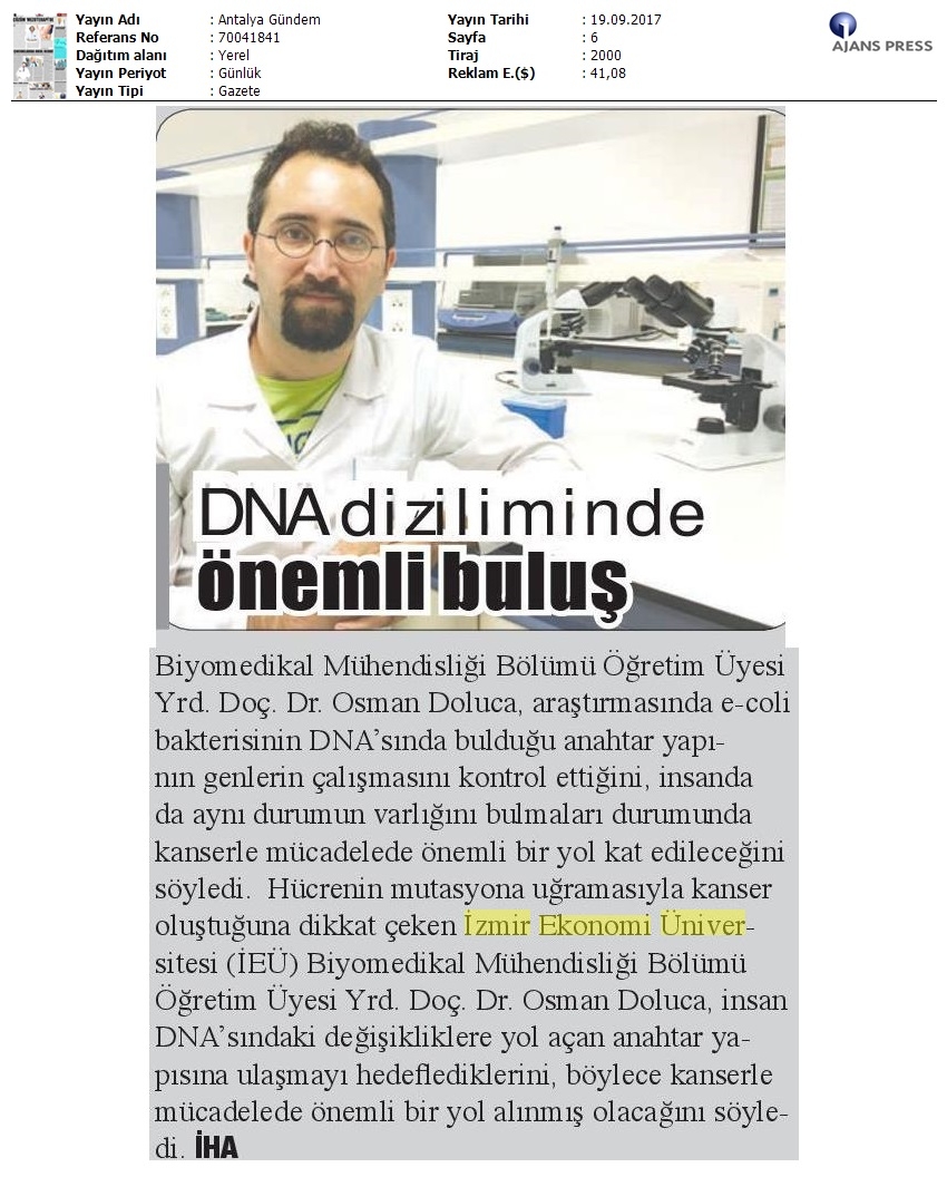 DNA diziliminde önemli buluş