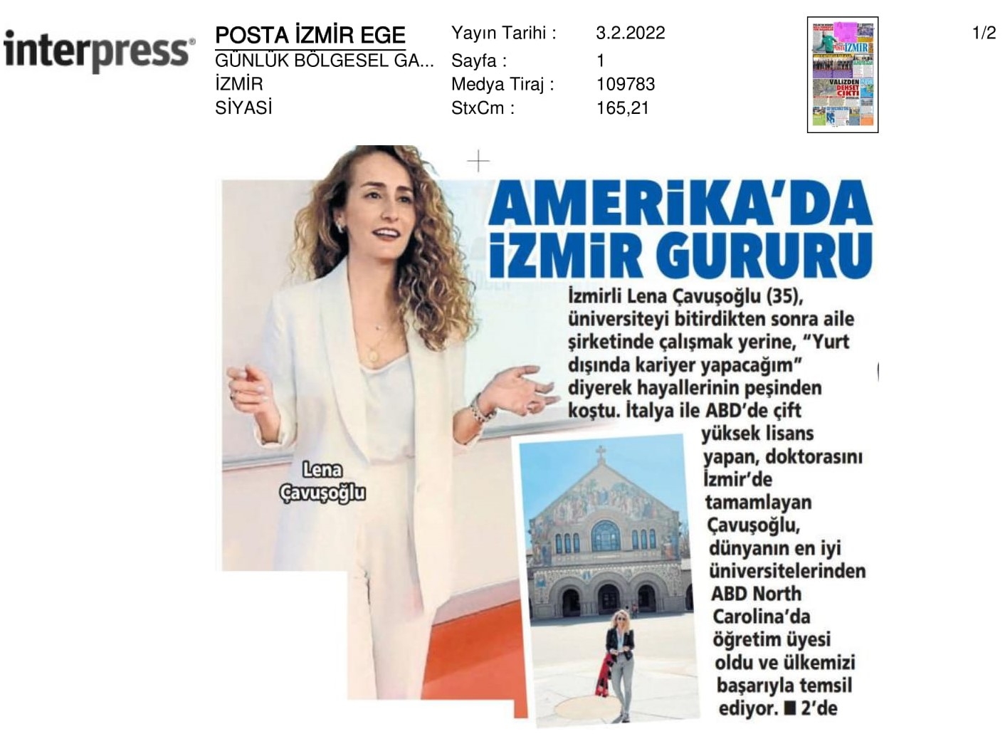 Amerika’da ‘İzmir’ gururu
