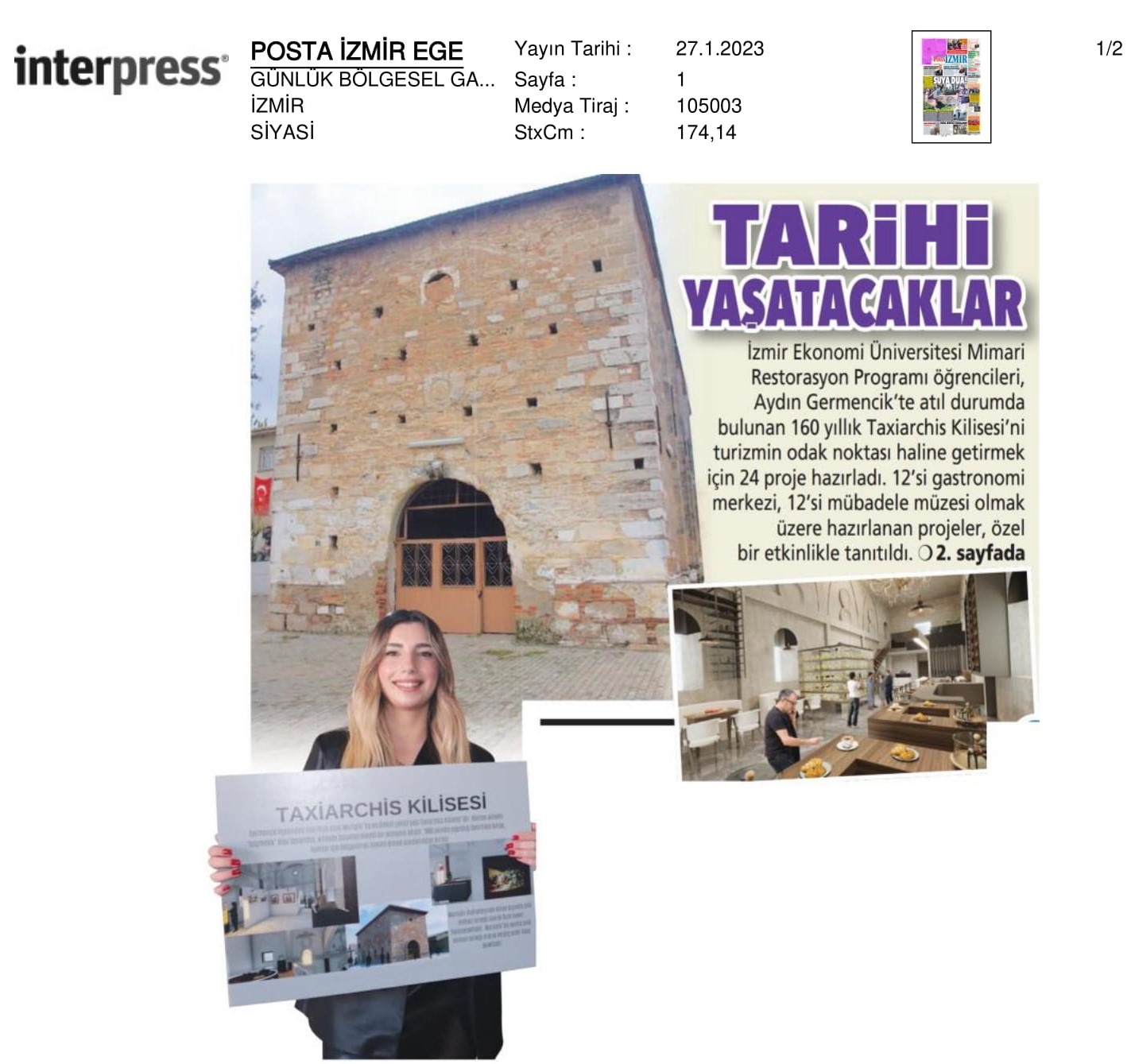 İzmir’den Aydın’a ‘Tarihi Yaşatacak’ 24 Proje