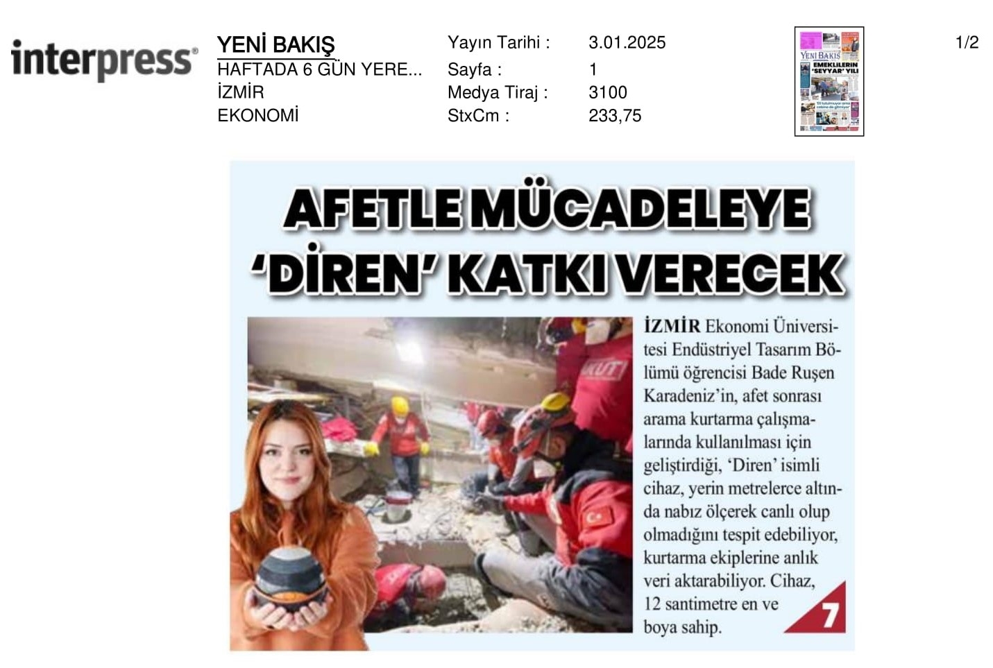 Afete ‘Diren’eceğiz