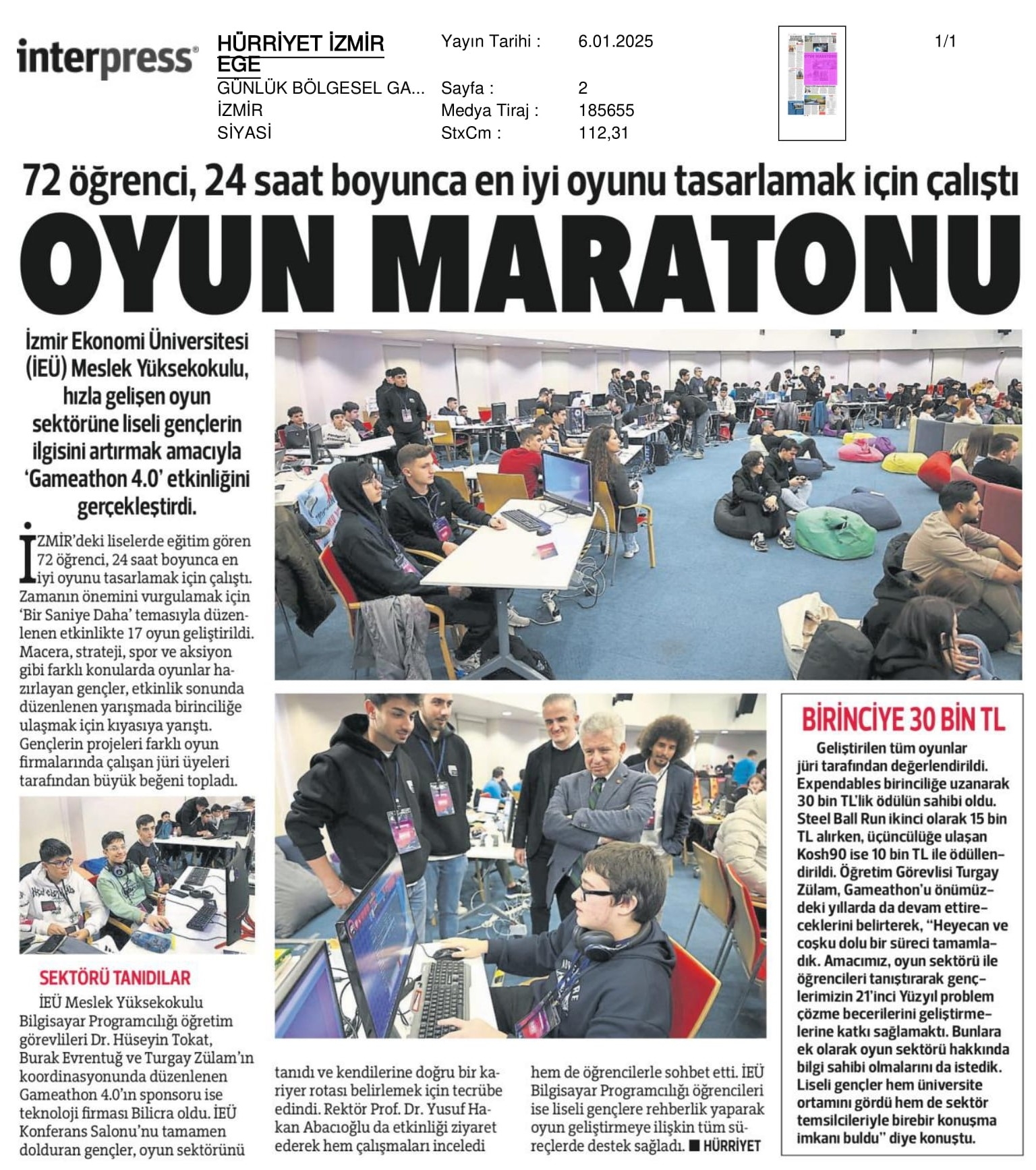 Liselilerin ‘Oyun’ Maratonu