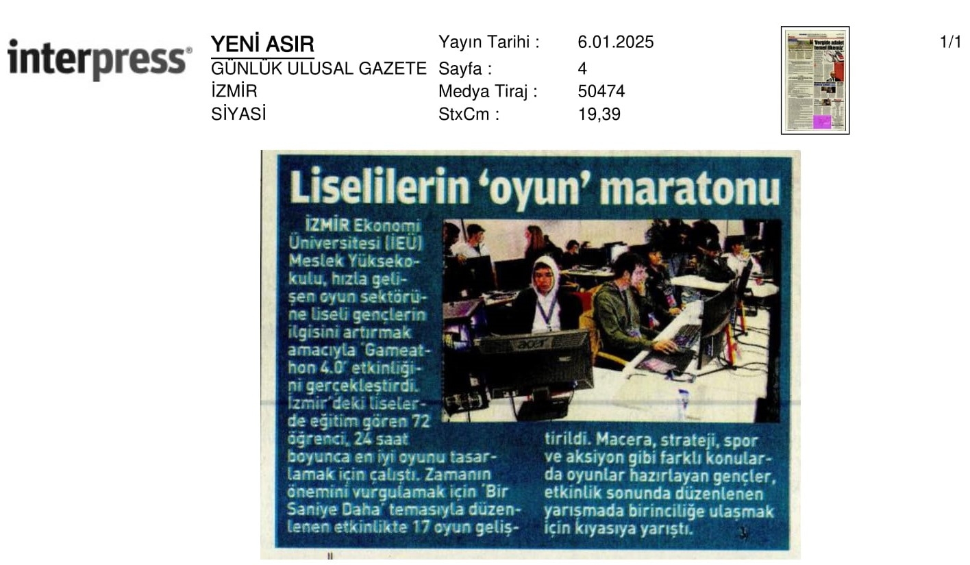 Liselilerin ‘Oyun’ Maratonu