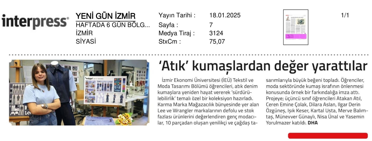 Genç Tasarımcılardan ‘Sürdürülebilir’ Koleksiyon