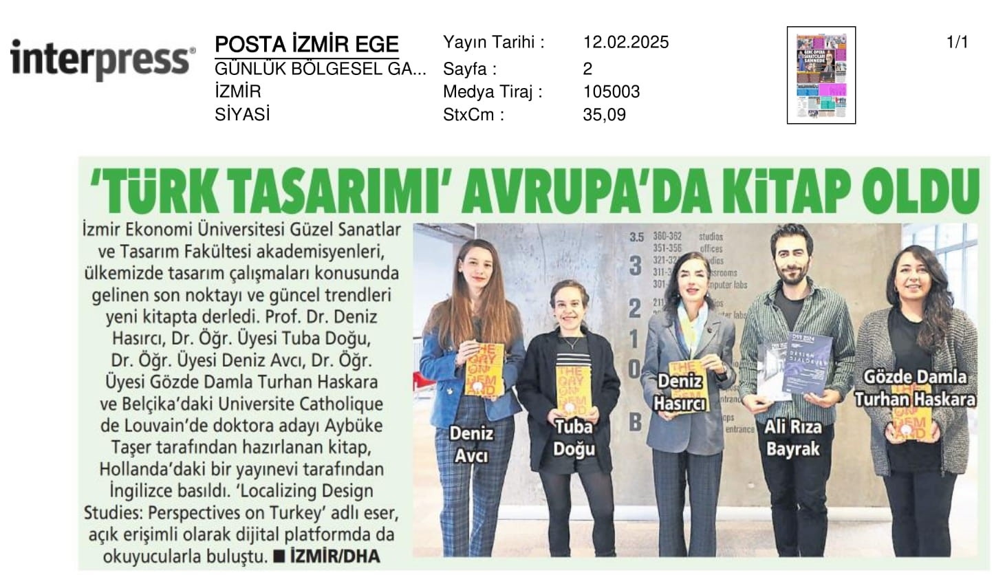 ‘Türk Tasarımı’ Avrupa’da Kitap Oldu