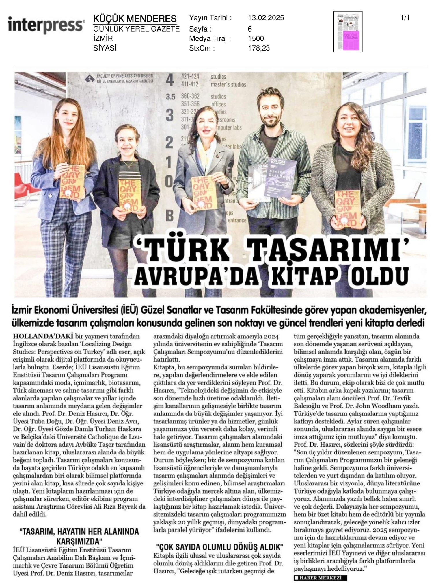 ‘Türk Tasarımı’ Avrupa’da Kitap Oldu