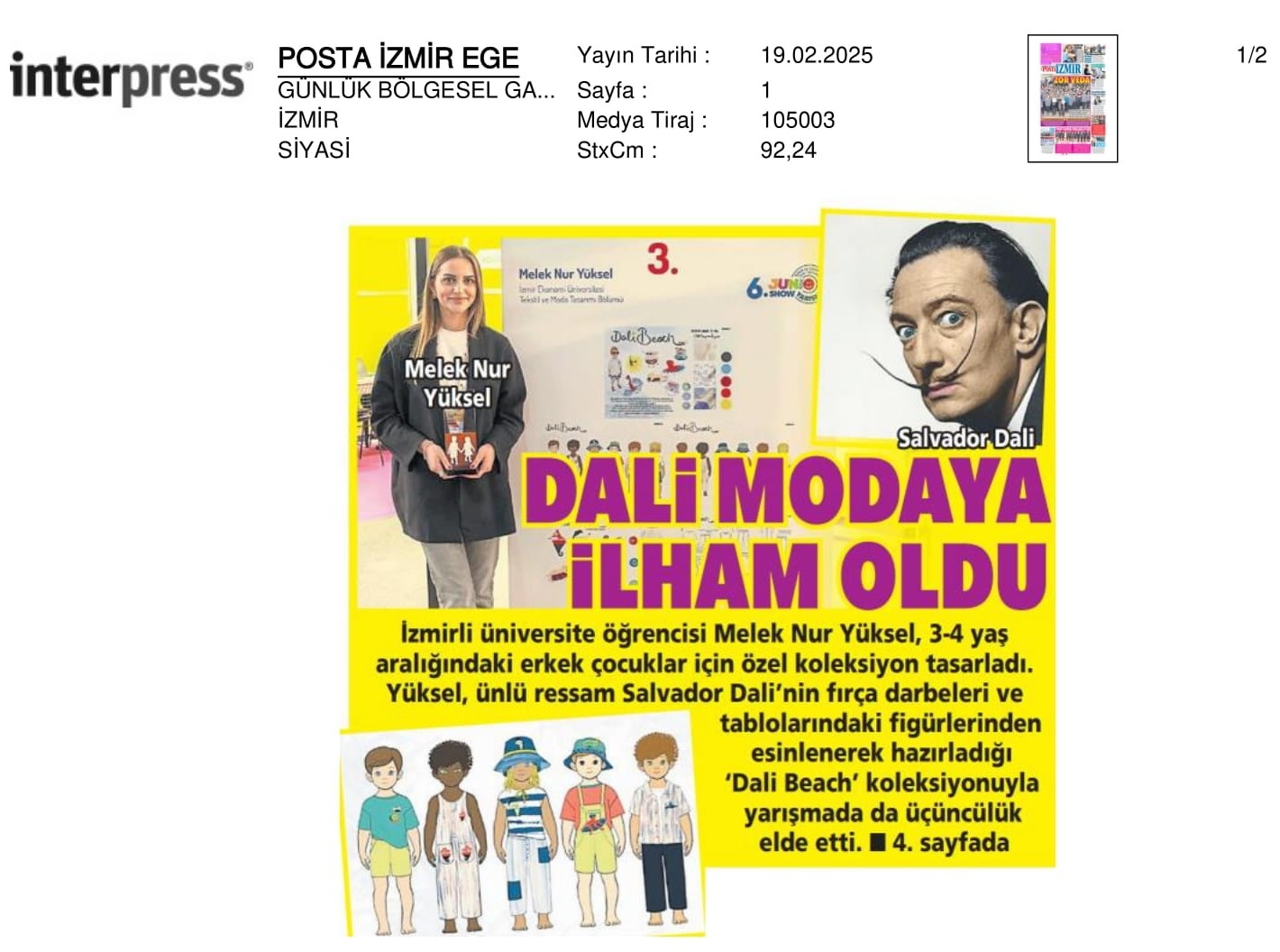 Salvador Dali’den Esinlenerek Ödüle Ulaştı